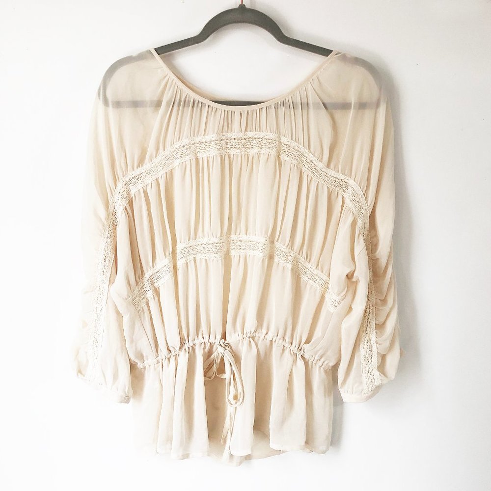 Daniel Rainn sheer top